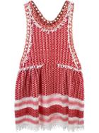 Dodo Bar Or 'fatima' Dress, Women's, Size: Large, Red, Cotton