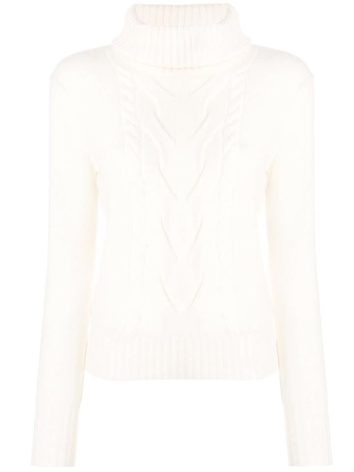 N.peal Antler Cable Knit Sweater - Nude & Neutrals
