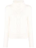 N.peal Antler Cable Knit Sweater - Nude & Neutrals