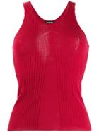 Chanel Vintage 2004's Knitted Tank Top - Red