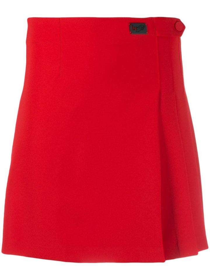 Blumarine Pleated Skirt - Red