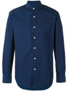 Canali Classic Plain Shirt - Blue