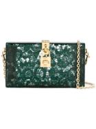Dolce & Gabbana 'dolce' Box Clutch - Green