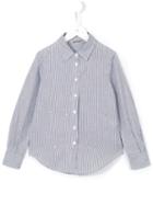 Ermanno Scervino Junior Embellished Striped Shirt, Toddler Girl's, Size: 2 Yrs, Blue