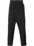 Transit Drop-crotch Trousers, Men's, Size: L, Black, Cotton/spandex/elastane