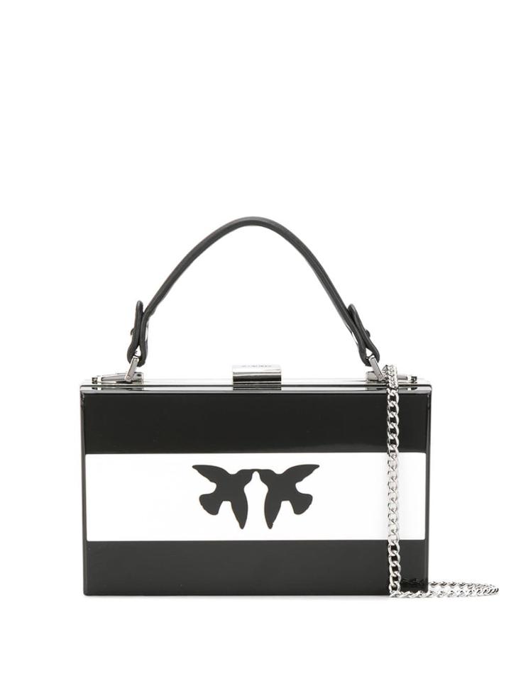 Pinko Bow Clutch - Black