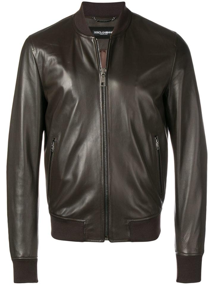 Dolce & Gabbana Bomber-style Jacket - Brown