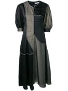 Rejina Pyo Two Tone Panel Dress - Black