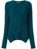 Forte Forte Brushed Knit Jumper, Women's, Size: 0, Blue, Polyamide/wool