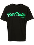 Sacai 'bar Italia' T-shirt - Black