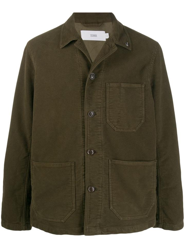 Closed Worker Corduroy Jacket - Green