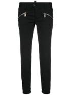 Dsquared2 Zip Embellished Trousers - Black