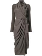 Rick Owens Sisyphus Wrap Dress - Neutrals