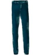 Pt01 Straight Cropped Trousers - Blue