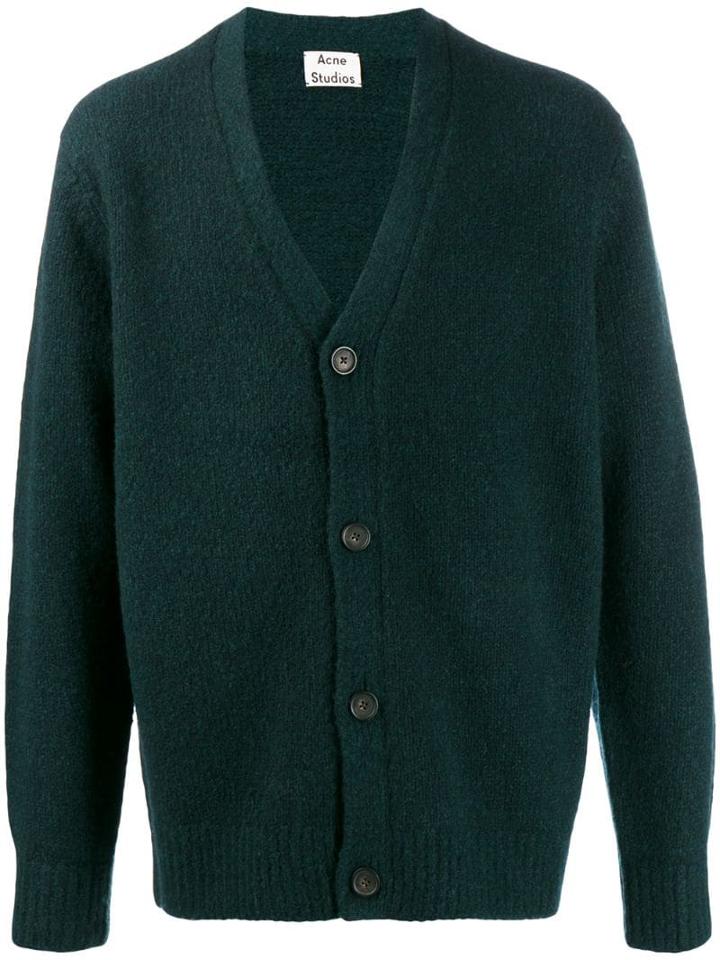 Acne Studios Relaxed Fit Cardigan - Green