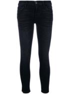 Current/elliott Cropped Stiletto Jeans - Grey