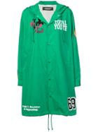 Undercover Logo Patch Coat - Green