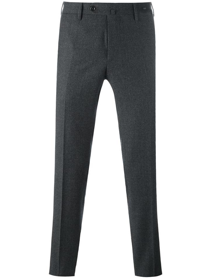 Pt01 Slim-fit Trousers, Men's, Size: 56, Grey, Virgin Wool