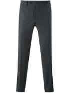 Pt01 Slim-fit Trousers, Men's, Size: 56, Grey, Virgin Wool