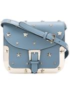 Red Valentino Star Stud Saddle Crossbody Bag, Women's, Blue
