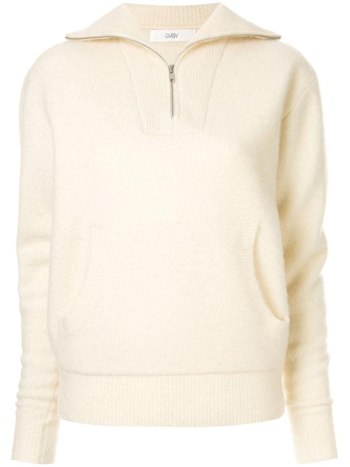 G.v.g.v. Half-zip Jumper - White