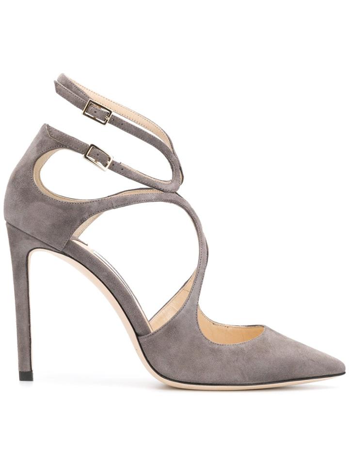 Jimmy Choo Lancer 100 Pumps - Grey