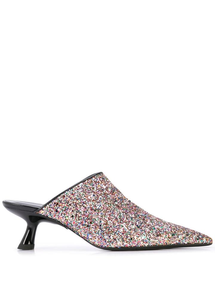 Simon Miller Kicker Tee Mules - Pink