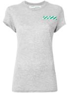 Off-white Woman Tape T-shirt - Grey