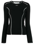 Off-white Logo Knitted Shirt - Black