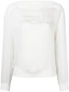 Karl Lagerfeld Karl Signature Sweatshirt - White
