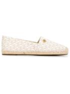 Michael Michael Kors Logo Print 'kendrick' Espadrilles - Nude &