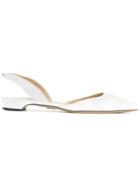Paul Andrew Slingback Ballerinas - White