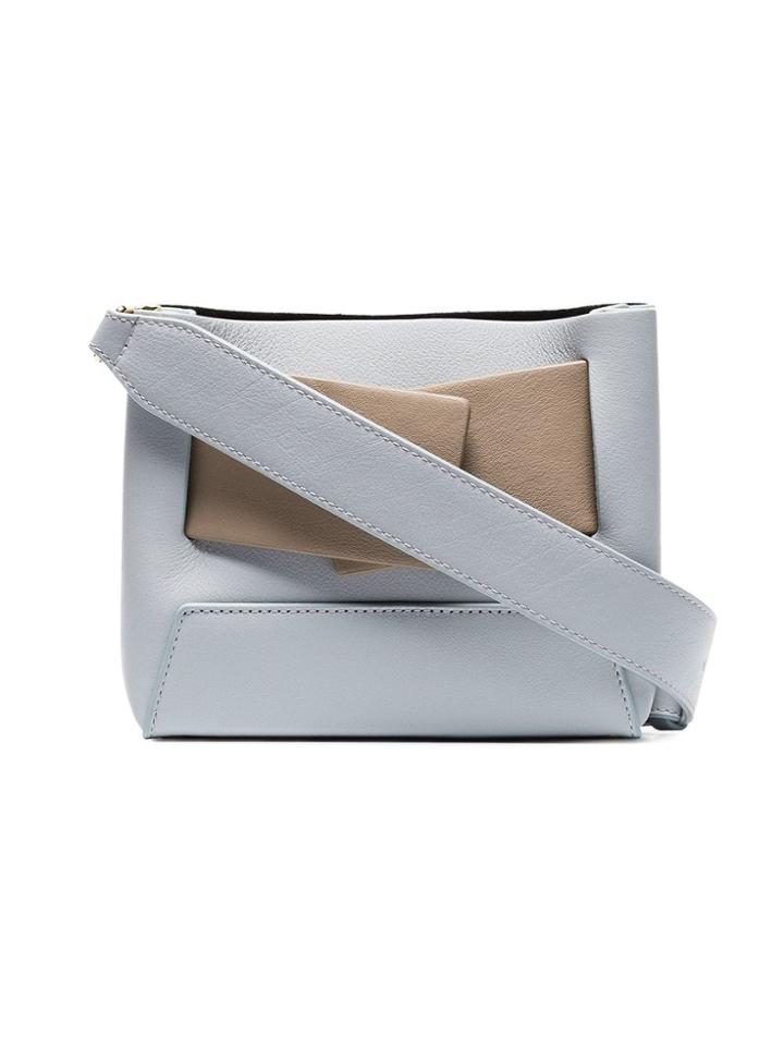 Yuzefi Blue Dinky Leather Shoulder Bag