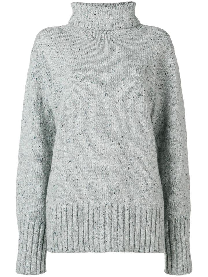 Joseph Loose Turtleneck Sweater - Grey