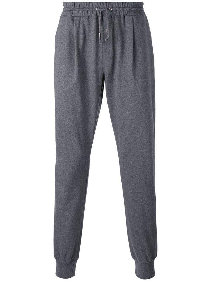 Eleventy - Cuffed Track Pants - Men - Cotton - Xl, Grey, Cotton