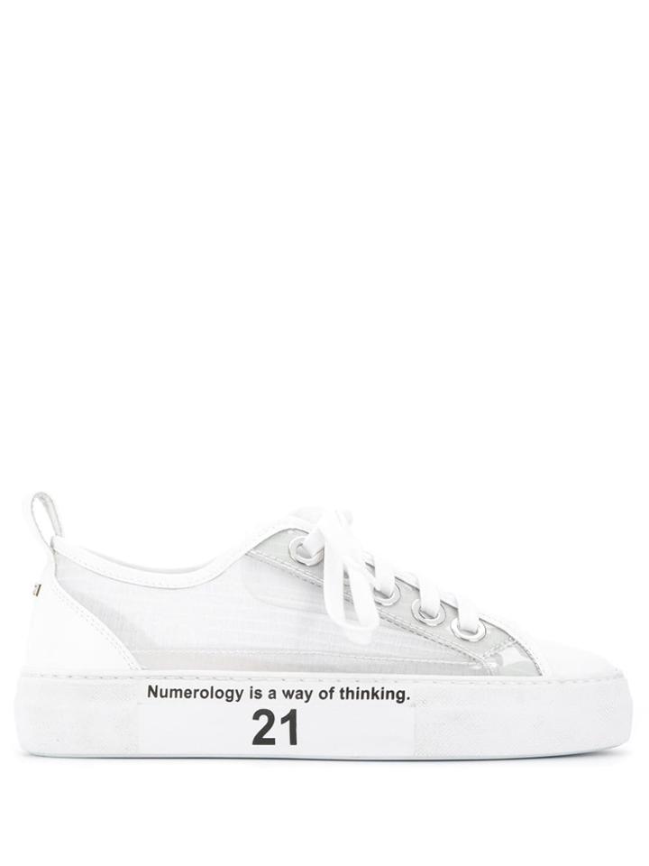 Nº21 Gymnic Sneakers - White