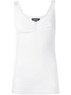 Dsquared2 Slash Neck Vest, Women's, Size: L, White, Cotton
