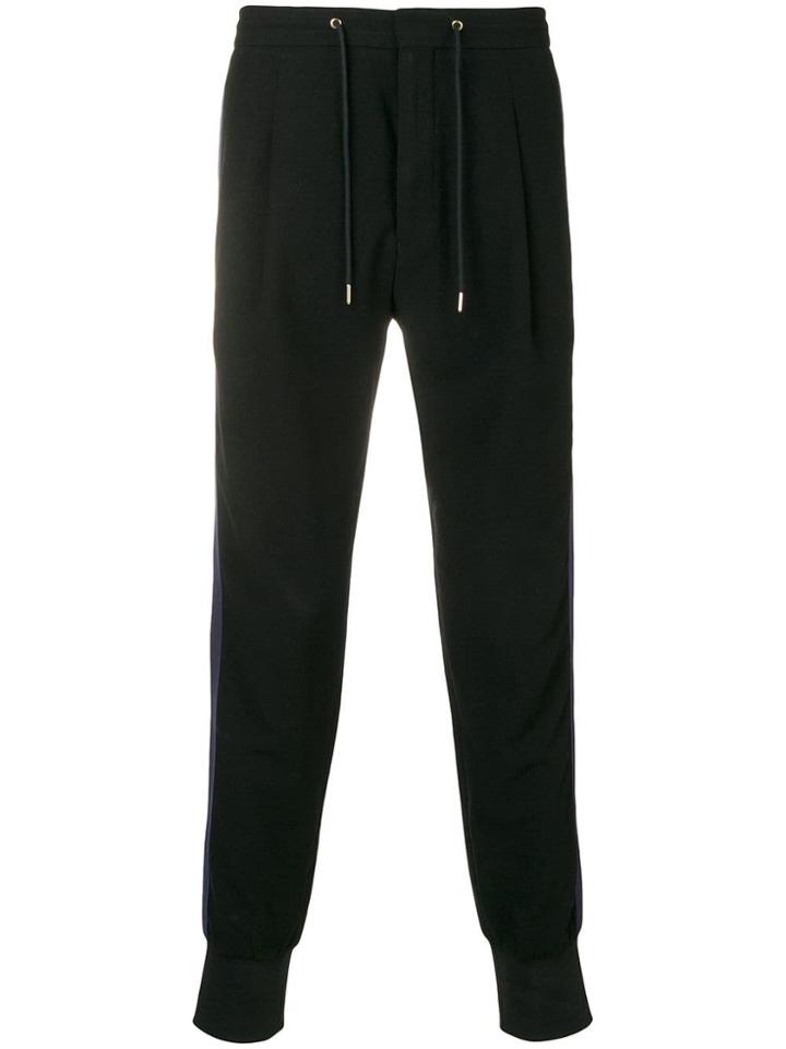 Paul Smith Side Stripe Track Pants - Black