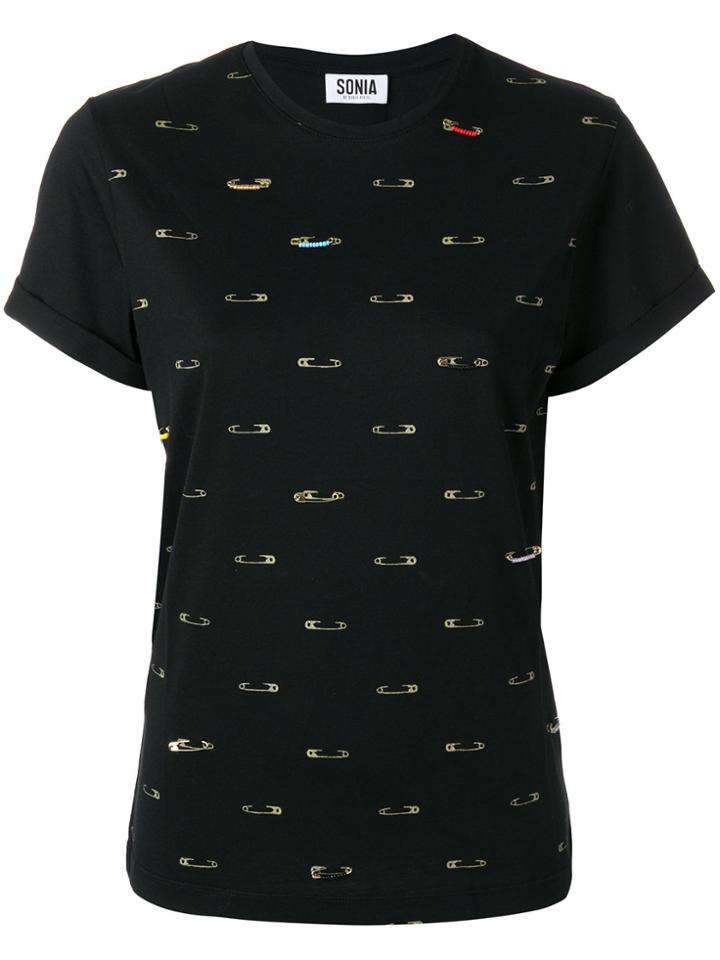 Sonia By Sonia Rykiel Safety Pin T-shirt - Black