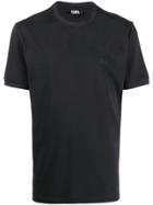 Karl Lagerfeld Logo Print Crew Neck T-shirt - Blue