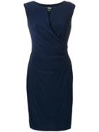 Lauren Ralph Lauren Midi Fitted Dress - Blue