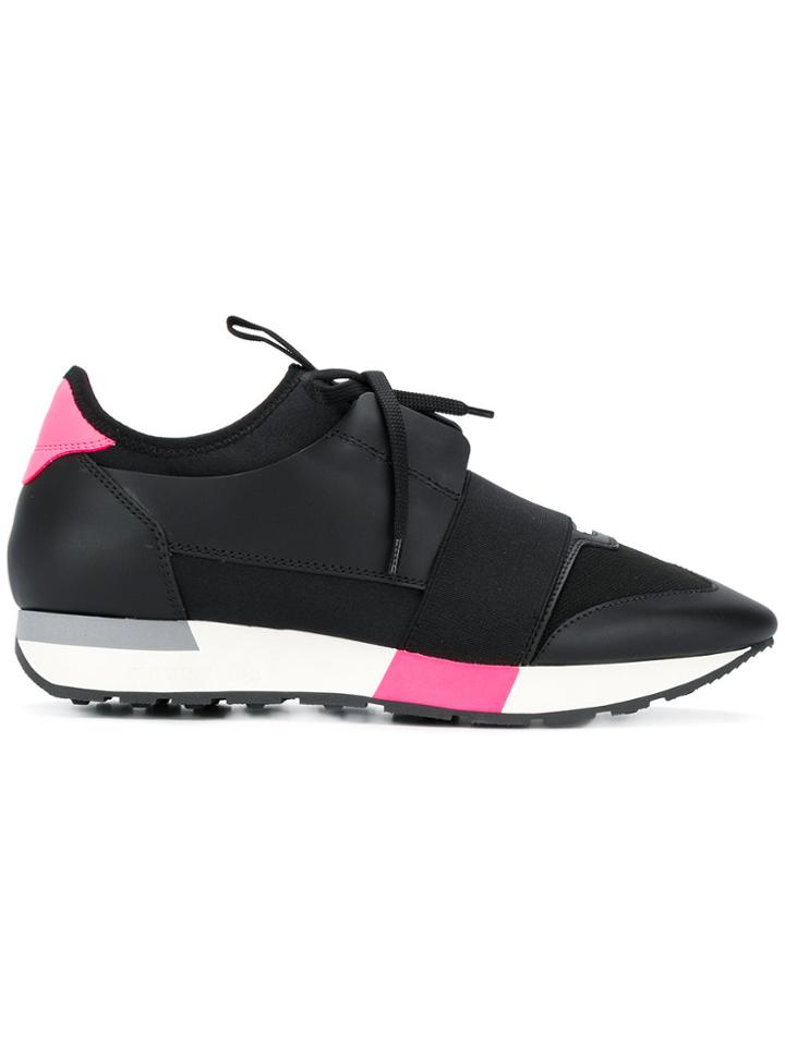 Balenciaga Race Runner Sneakers - Black
