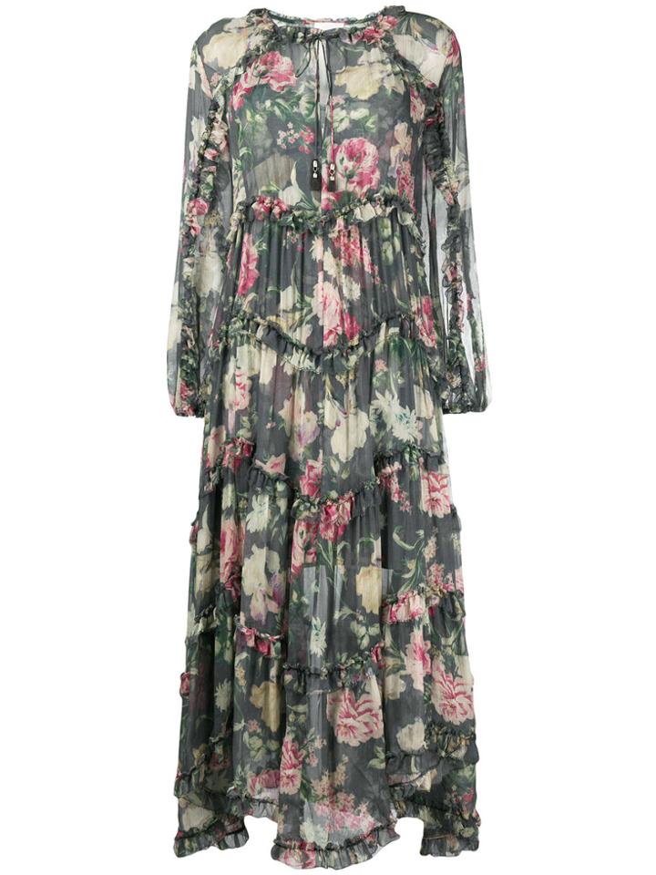 Zimmermann Resort Ruffled Dress - Green