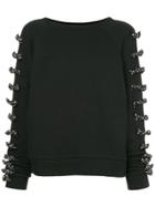 Tu Es Mon Trésor Bow-embellished Turtleneck Sweater - Black