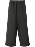 Société Anonyme - Strong Hackney Pinstriped Cropped Trousers - Unisex - Cotton - Xs, Grey, Cotton