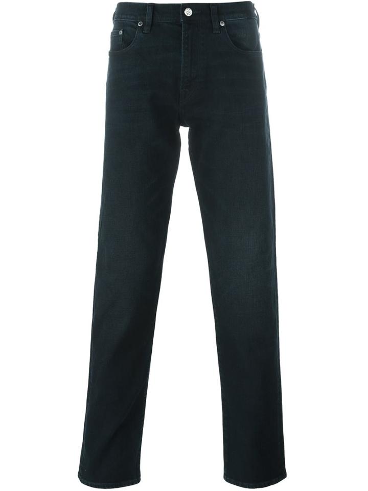 Ps By Paul Smith Tapered Fit Jeans, Men's, Size: 34, Blue, Cotton/polyurethane