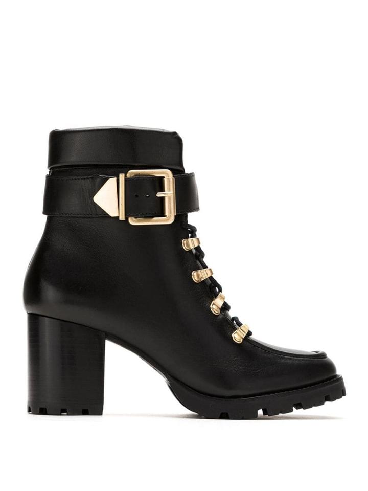 Schutz Buckled Mid-high Boots - Black