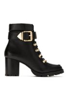 Schutz Buckled Mid-high Boots - Black