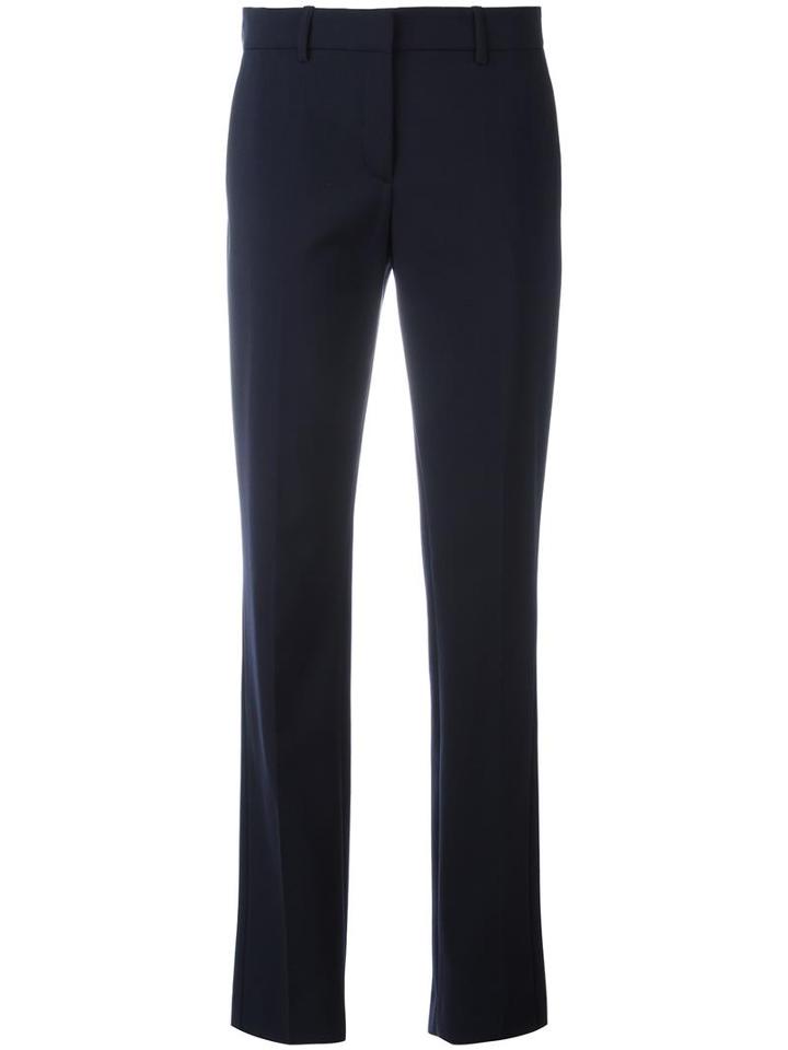 Theory Super Slim Trousers, Women's, Size: 10, Blue, Wool/spandex/elastane/polyester