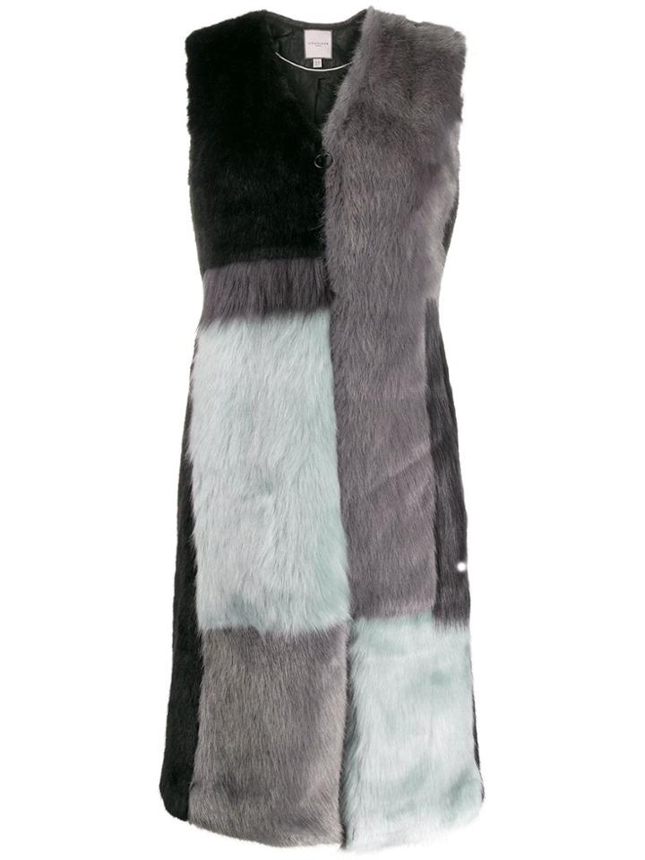 Urbancode Genesis Faux Fur Gilet - Grey